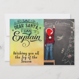 Lieber Weihnachts-Zitat/zweiseitige Karte/Wasserfa Feiertagskarte