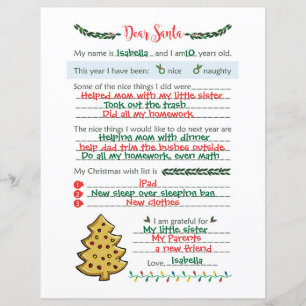 Lieber Weihnachtsbrief