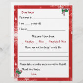 Lieber Weihnachtsbrief, Bonbons und Schneeflocken (Vorne/Hinten)