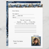 Lieber Weihnachtsbrief, Foto für dein Kind hinzufü (Vorne/Hinten)