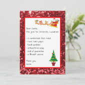 Lieber Weihnachtsbrief Funny 2021 Weihnachten (Stehend Vorderseite)