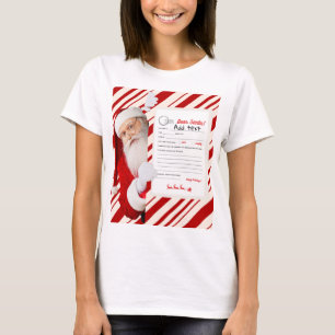 Lieber Weihnachtsbrief Red Candy Stripe T-Shirt