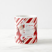 Lieber Weihnachtsbrief Red Candy Stripe Tasse (Mittel)