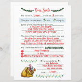 Lieber Weihnachtsbrief Stationary (Vorne/Hinten)