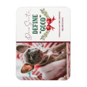 Lieber Weihnachtsfotograf "Gut" Niedliches Weihnac Magnet (Vertikal)