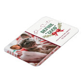 Lieber Weihnachtsfotograf "Gut" Niedliches Weihnac Magnet (Linke Seite)