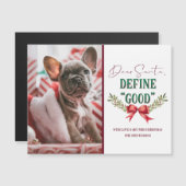 Lieber Weihnachtsfotograf "Gut" Niedliches Weihnac Magnetkarte (Vorne/Hinten)