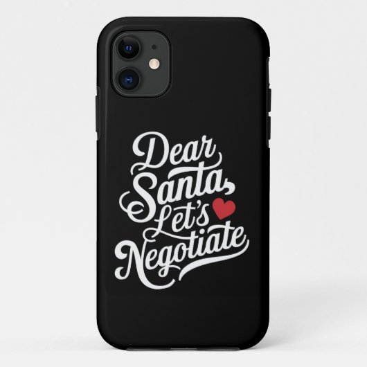 Lieber Weihnachtsgeschenk verhandeln Case-Mate iPhone Hülle (Rückseite)