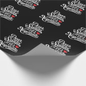 Lieber Weihnachtsgeschenk verhandeln Geschenkpapier (Ecke)