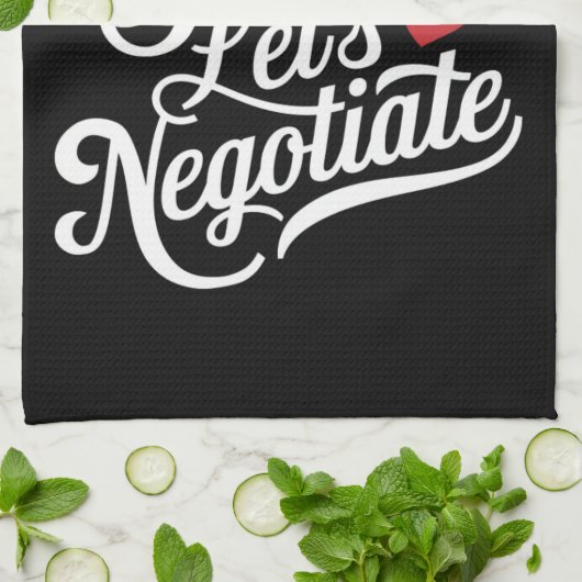 Lieber Weihnachtsgeschenk verhandeln Geschirrtuch (Gefaltet)