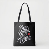 Lieber Weihnachtsgeschenk verhandeln Tasche (Vorderseite)