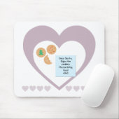 Lieber Weihnachtskekse bringen Spielzeug zu Lila H Mousepad (Mit Mouse)