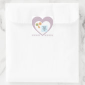 Lieber Weihnachtskekse bringen Spielzeug zu Lila H Quadratischer Aufkleber (Tasche)