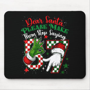 Lieber Weihnachtsmann 67 Lustige Weihnachten Sechs Mousepad