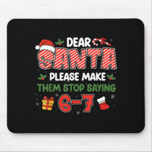 Lieber Weihnachtsmann 67 Lustige Weihnachten Six S Mousepad