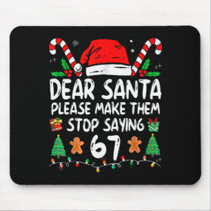 Lieber Weihnachtsmann 67 Lustiges Weihnachten Six Mousepad