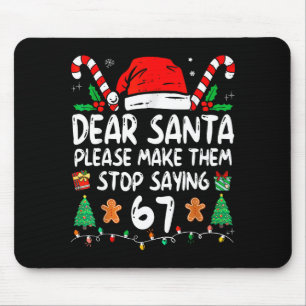 Lieber Weihnachtsmann 67 Lustiges Weihnachten Six Mousepad