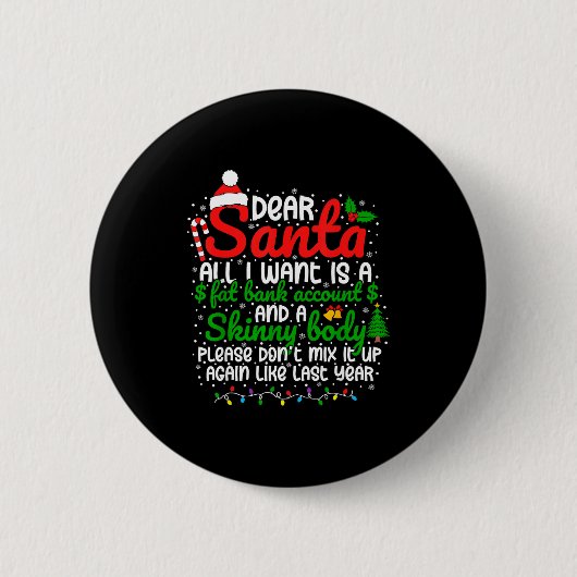 Lieber Weihnachtsmann, Alles was ich will ist ein Button (Vorderseite)