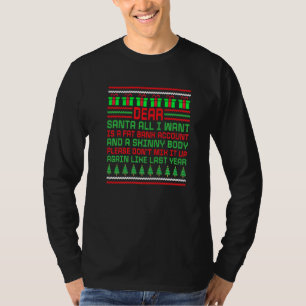 Lieber Weihnachtsmann, Alles was ich will, ist ein T-Shirt