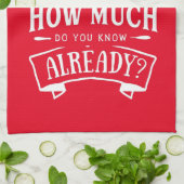 Lieber Weihnachtsmann, bevor ich das Weihnachtsang Geschirrtuch (Gefaltet)