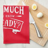 Lieber Weihnachtsmann, bevor ich das Weihnachtsang Geschirrtuch (Viertel Falte)