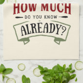 Lieber Weihnachtsmann, bevor ich das Weihnachtsang Geschirrtuch (Gefaltet)