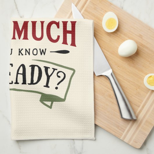 Lieber Weihnachtsmann, bevor ich das Weihnachtsang Geschirrtuch (Viertel Falte)