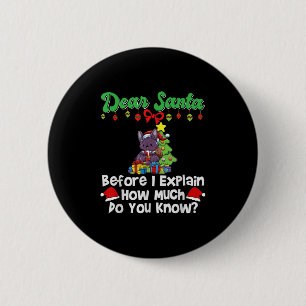 Lieber Weihnachtsmann, bevor ich erkläre, wie viel Button