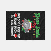 Lieber Weihnachtsmann, bevor ich erkläre, wie viel Fleecedecke (Vorderseite (Horizontal))