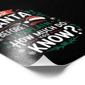 Lieber Weihnachtsmann, bevor ich erkläre, wie viel Fotodruck (Ecke)