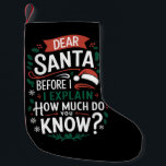 Lieber Weihnachtsmann, bevor ich erkläre, wie viel Kleiner Weihnachtsstrumpf<br><div class="desc">Lieber Weihnachtsmann,  bevor ich erkläre,  wie viel Sie wissen</div>