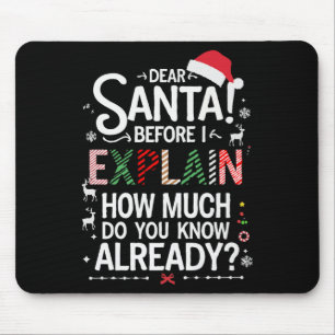 Lieber Weihnachtsmann, bevor ich erkläre, wie viel Mousepad