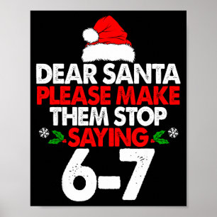 Lieber Weihnachtsmann Bitte Mach Sie 67 Lustige We Poster