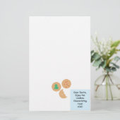 Lieber Weihnachtsmann - Bitte Spielzeug mitbringen Briefpapier (Stehend Vorderseite)