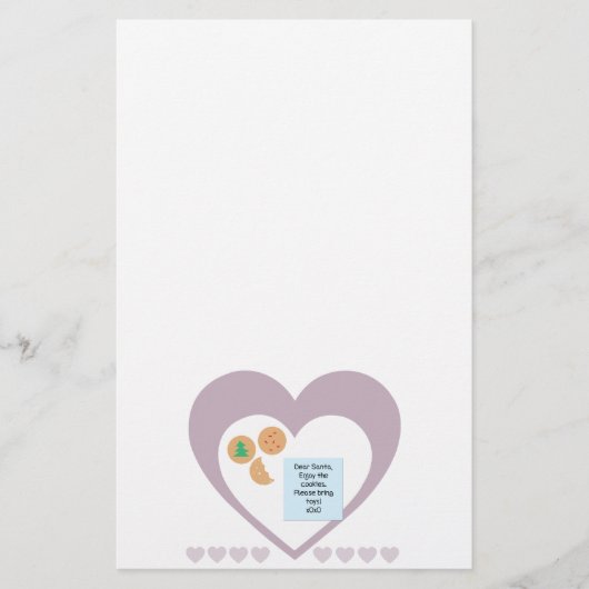 Lieber Weihnachtsmann - Bitte Spielzeug mitbringen Briefpapier (Vorderseite)