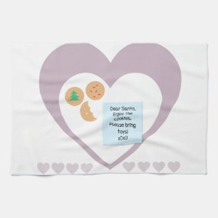 Lieber Weihnachtsmann - Bitte Spielzeug mitbringen Handtuch