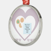 Lieber Weihnachtsmann - Bitte Spielzeug mitbringen Ornament Aus Metall (Links)