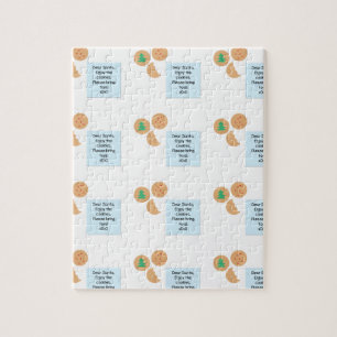 Lieber Weihnachtsmann - Bitte Spielzeug mitbringen Puzzle