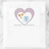 Lieber Weihnachtsmann - Bitte Spielzeug mitbringen Rechteckiger Aufkleber (Tasche)