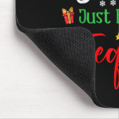 Lieber Weihnachtsmann, bring einfach Tequila Lusti Mousepad (Ecke)