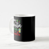 Lieber Weihnachtsmann bring einfach Tequila Lustig Kaffeetasse (Vorderseite Links)