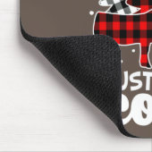 Lieber Weihnachtsmann bringen Kühe Weihnachtsbüffe Mousepad (Ecke)