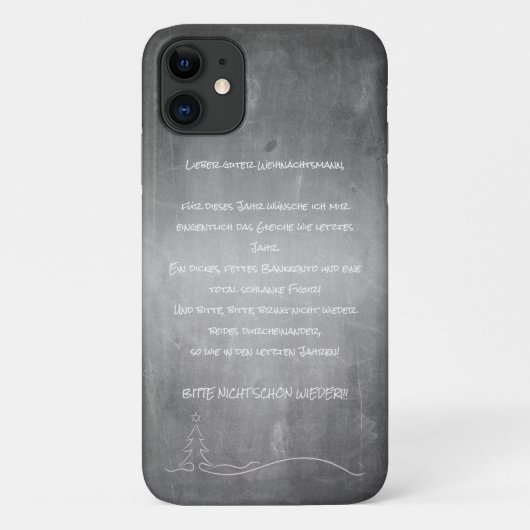 Lieber Weihnachtsmann Case-Mate iPhone Hülle (Rückseite)