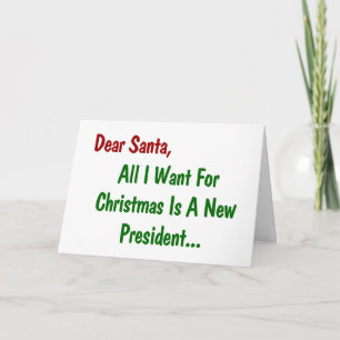 Lieber Weihnachtsmann, das einzige, was ich zu Wei Feiertagskarte