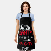 Lieber Weihnachtsmann, das Schöne, das passt zu We Schürze (Getragen)