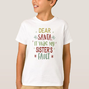 Lieber Weihnachtsmann, das war Weihnachten meiner T-Shirt