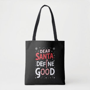 Lieber Weihnachtsmann Definiere Gutes Weihnachtsfe Tasche