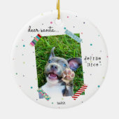 Lieber Weihnachtsmann definieren Nice Christmas Pu Keramik Ornament (Hinten)