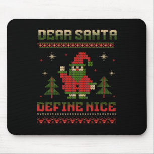 Lieber Weihnachtsmann definieren Schönes Weihnacht Mousepad