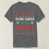 Lieber Weihnachtsmann definieren Schönheit Funny U T-Shirt (Design vorne)